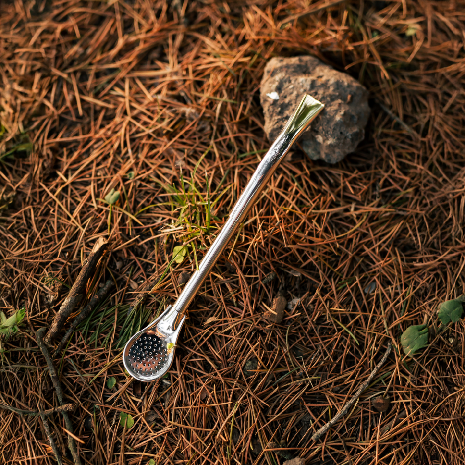 Curved Premium Metal Straw (Bombilla) - Stainless Steel