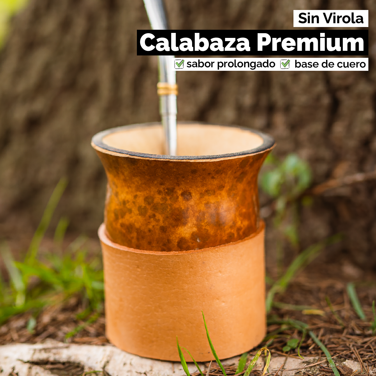 Mate Calabaza Criollo Camionero (con base) - Sin virola