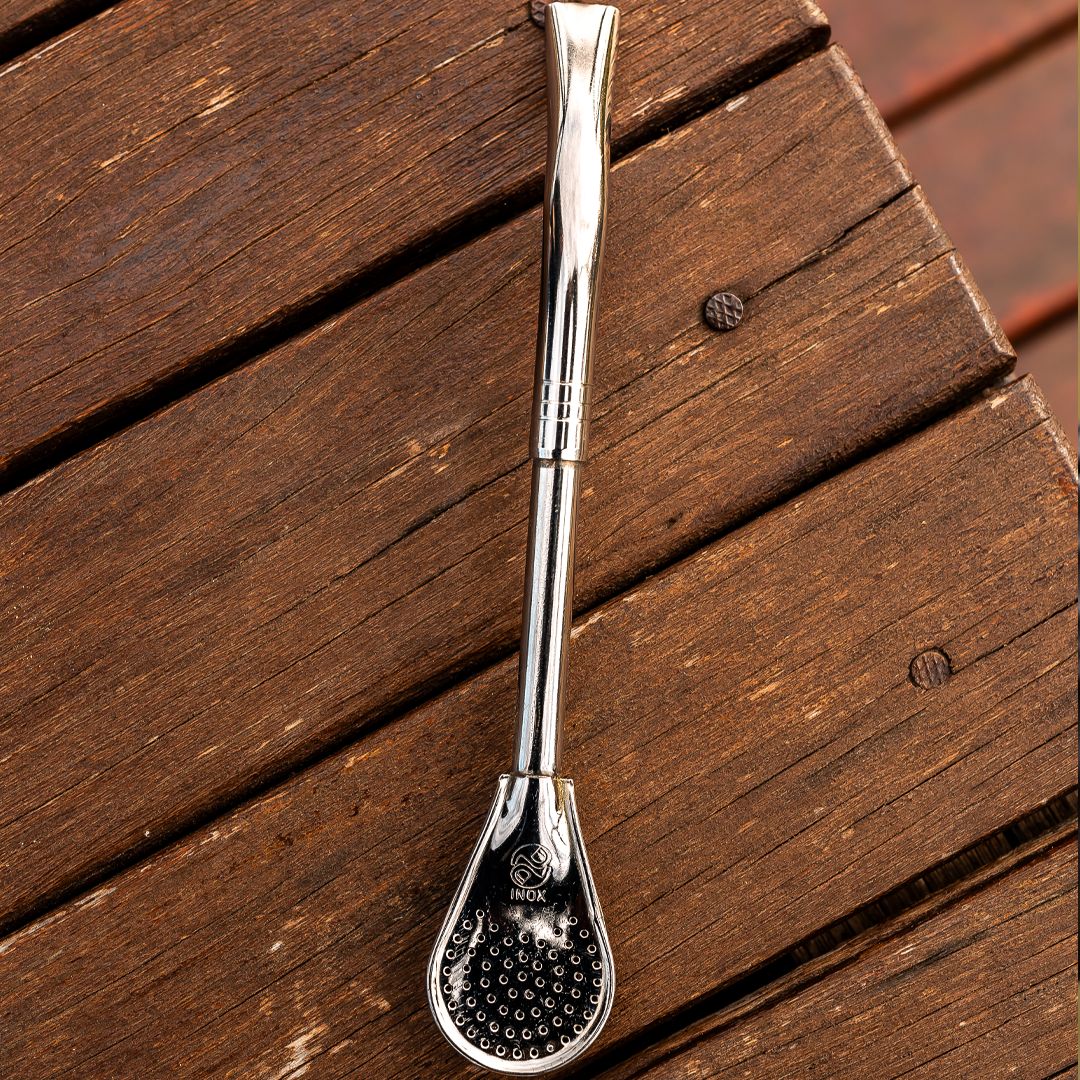 Curved Metal Straw (Bombilla) - Stainless Steel
