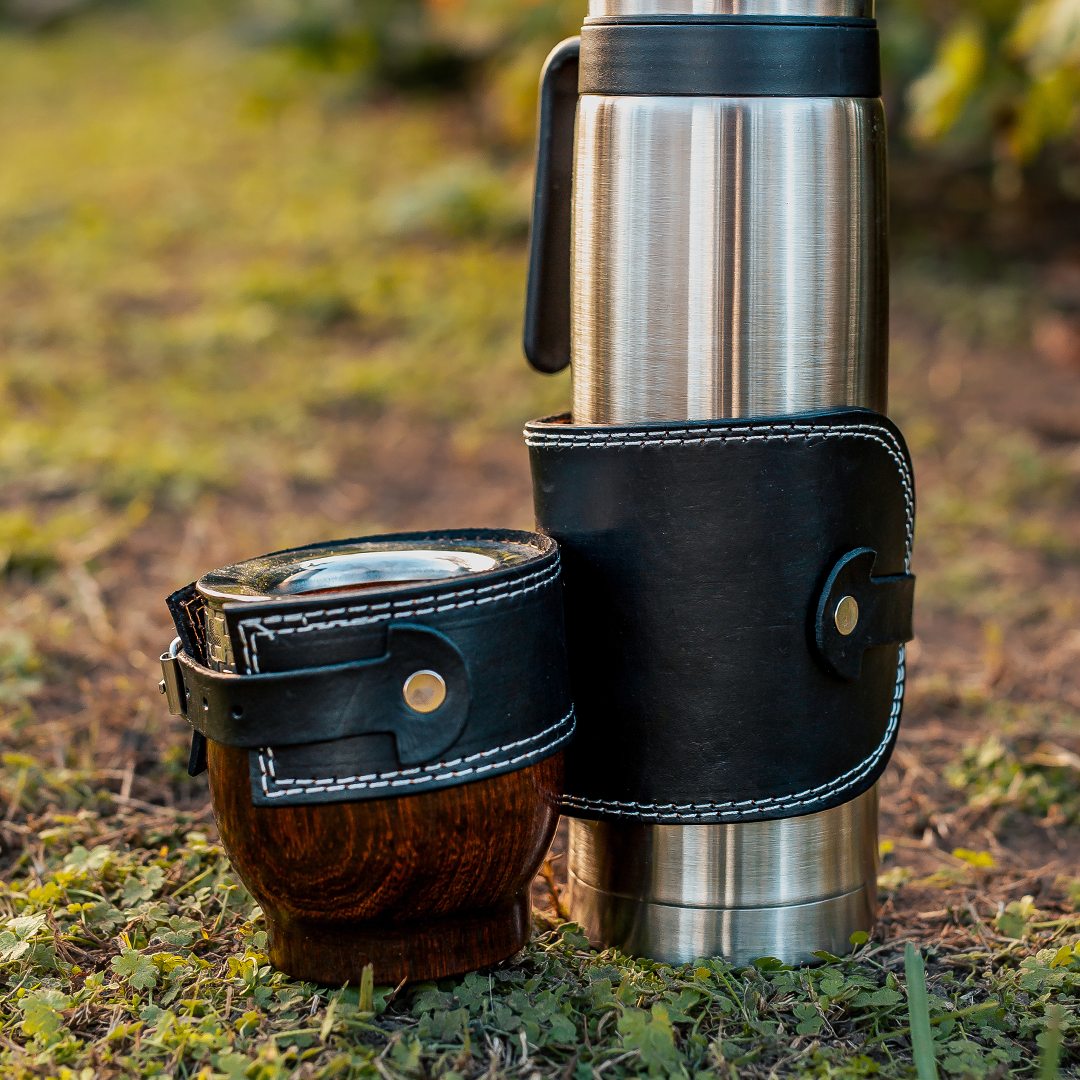 Matera Express / Mate Holder for Thermos - Leather