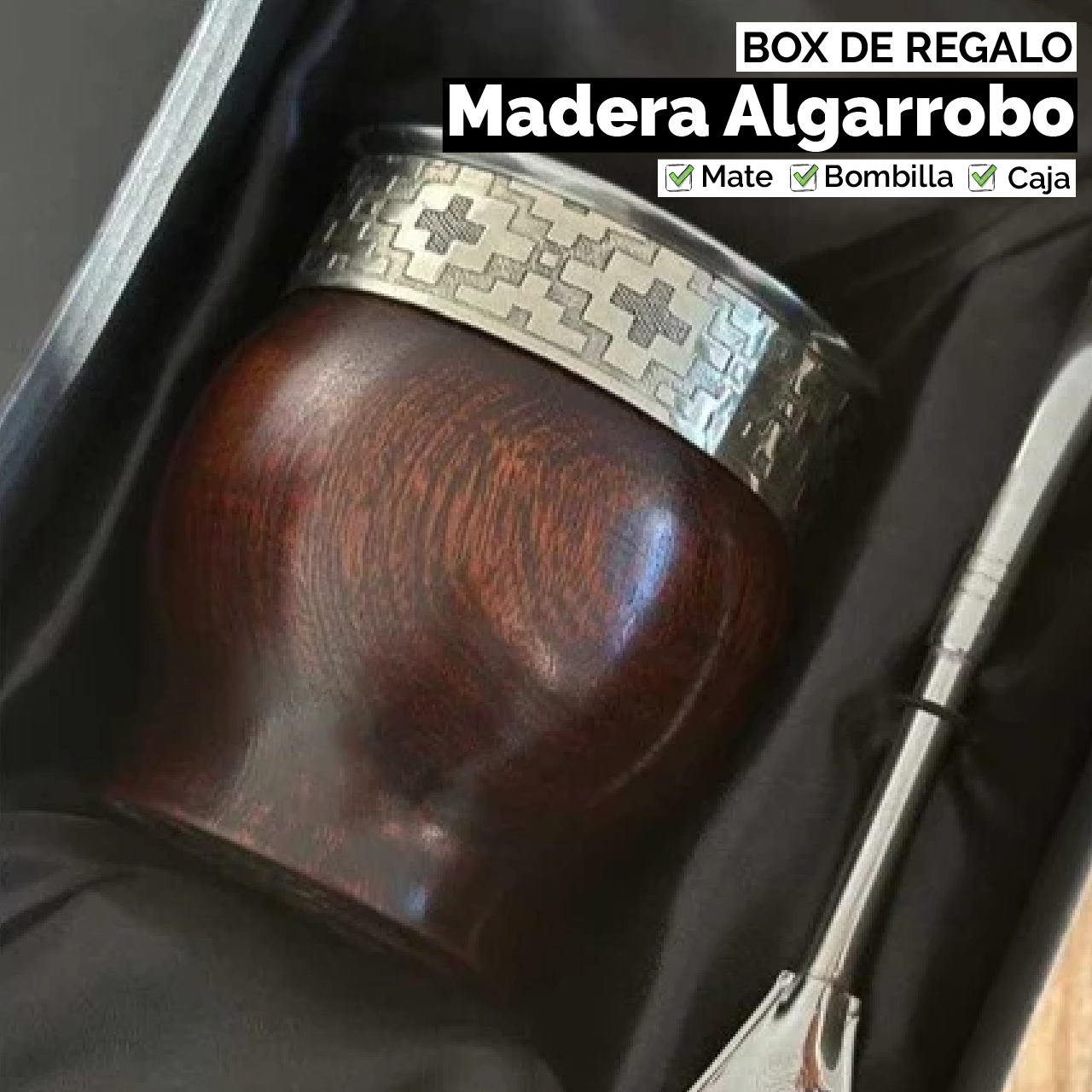 Gift Box - Imperial Style (Wood) Mate Cup
