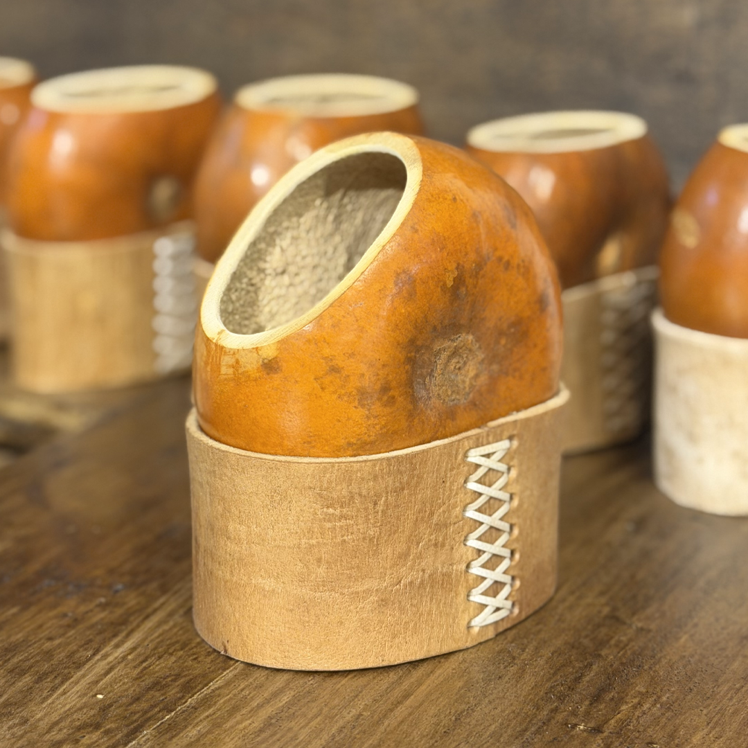 Mate Calabaza Galleta (con base) - Sin virola