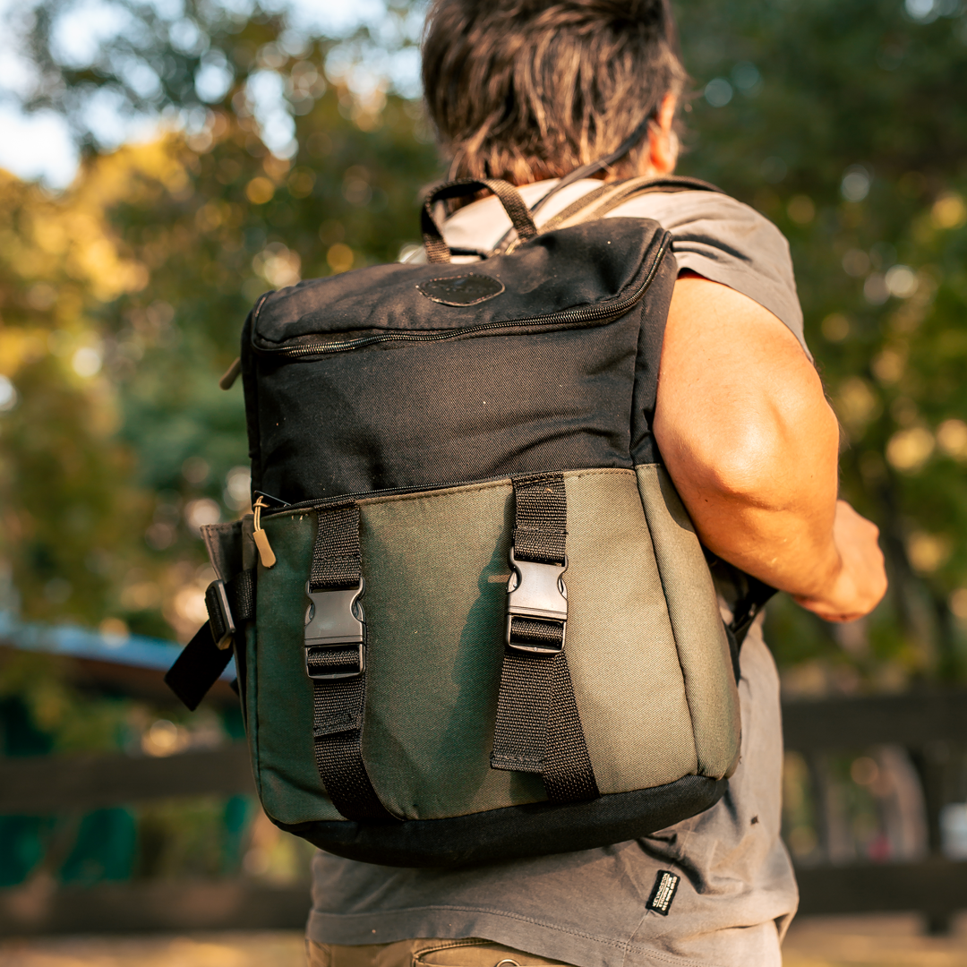 Mochila Matera con Divisiones - Tela Gabardina