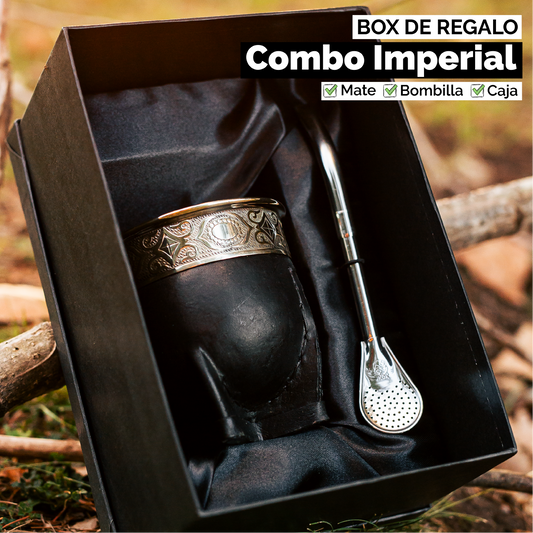 Combo Regalo - Mate Imperial (Calabaza o Acero)