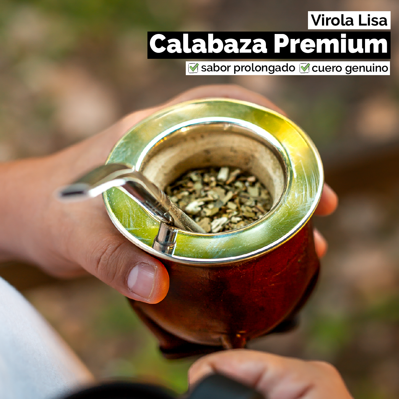 Mate Camionero (Calabaza) - Virola Alpaca