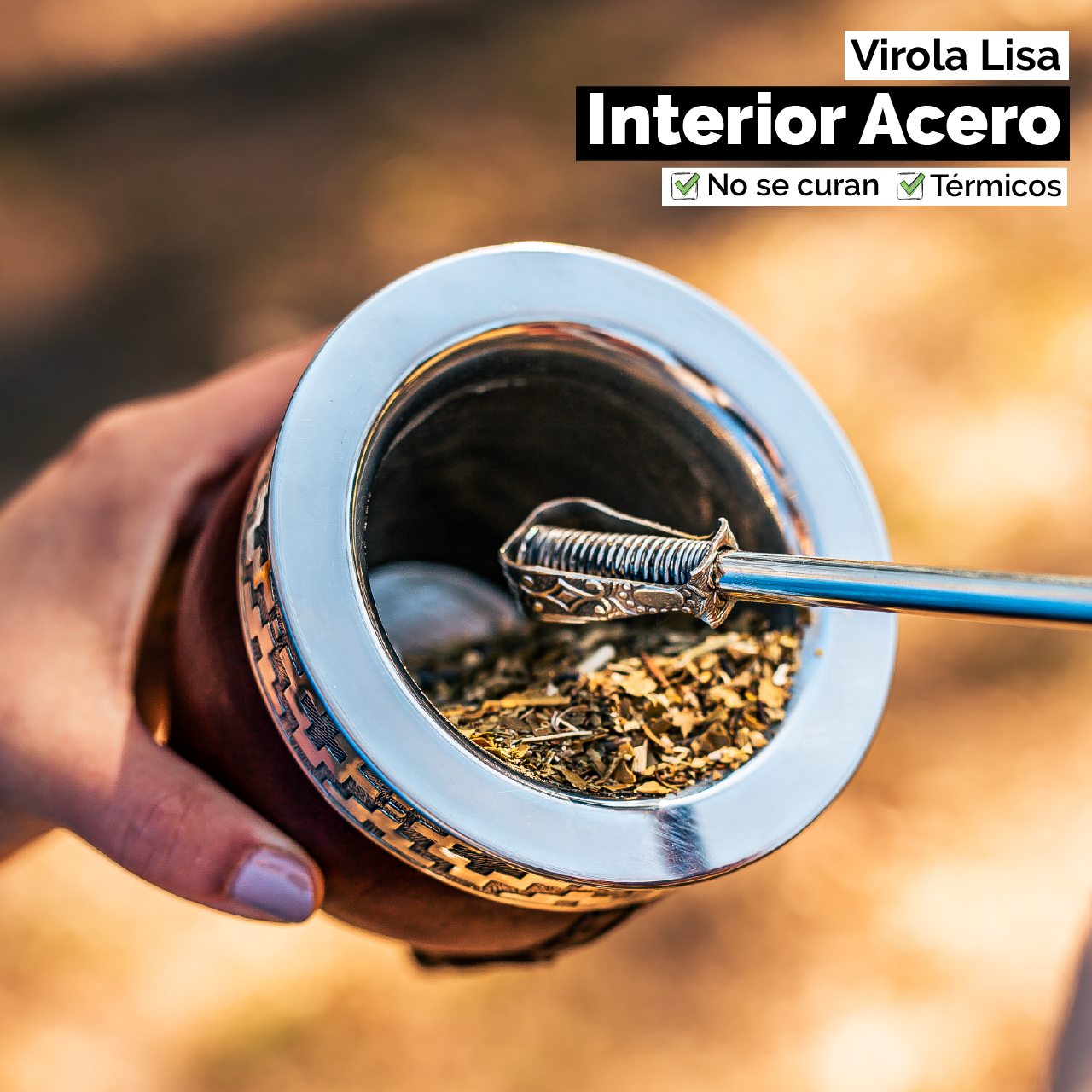 Mate Imperial (Acero Térmico) - Virola Acero