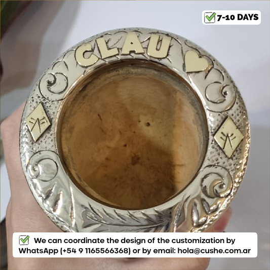 Letra de Bronce Personalizada para Virola