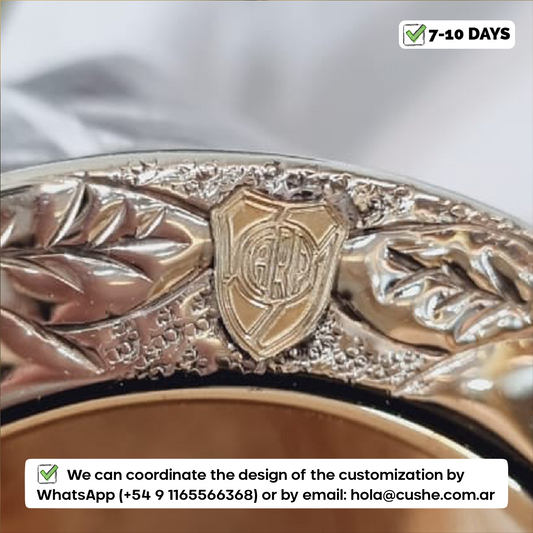 Escudo de Bronce Personalizado para Virola
