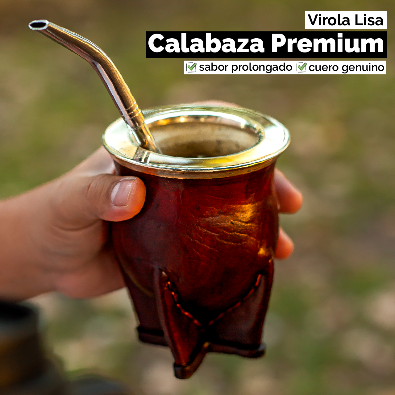 Mate Camionero (Calabaza) - Virola Alpaca